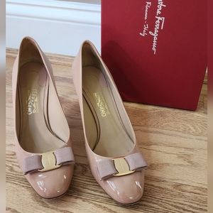 Salvatore Ferragamo Patent Leather Pumps
